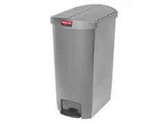 Slim Jim Step On Container End Step Kunststof 68 Liter Grijs