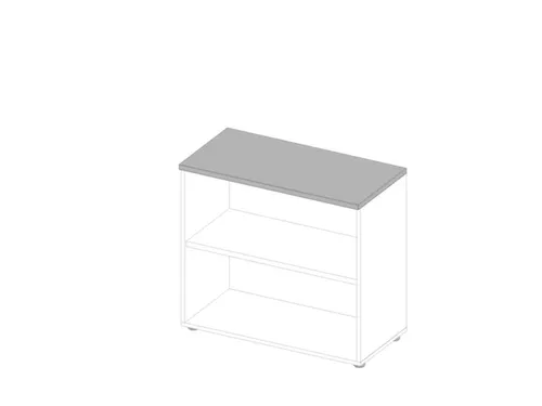 kantoorstelling,HxBxD 815x900x450mm,1xhouten vloer,2ordnerhoogtes