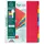 Tabbladen glanskarton 225g 10-delig A4 maxi Assorti