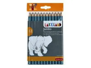 Lakeland grafietpotlood Jumbo HB, pak van 12 stuks - 1