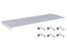 tablette,p. rayonnage,lxP 1000x400mm,charge max. par tabl. 200kg,acier