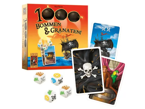 999Games Dobbelspel 1000 Bommen en Granaten 8+