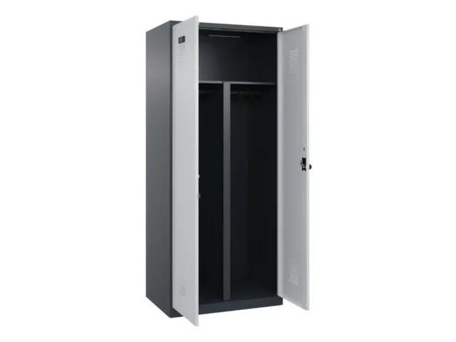 PBM-locker,HxBxD 1850x800x500mm,2vak,vak B 400mm,draaigrendel