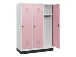 schoollocker,HxBxD 1630x1200x500mm,3vak,vak B 400mm,draaigrendel