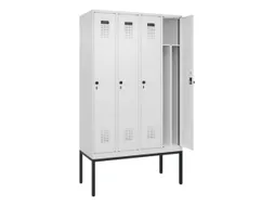 locker voor scheiding van kleding,HxBxD 2120x1200x500mm,4vak