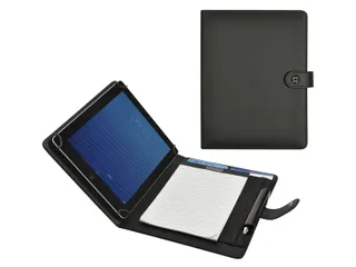 DESQ Schrijfmap voor tablet 7-10,4 inch met sluitclip Zwart - 12