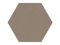 Prikbord Zeshoek Bruin Kleur 2208 Bulletin Paneel Ø 60cm frameloos