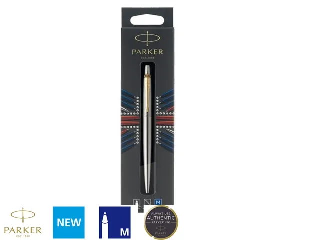 Stylo bille Parker Jotter Stainless Steel GT Medium blister