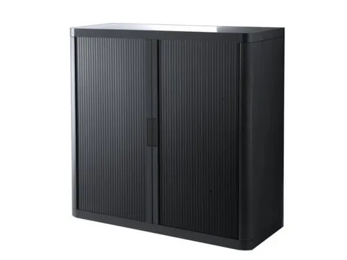 Roldeurkast HxBxD 1040x1100x415mm 2 Oh Zwart