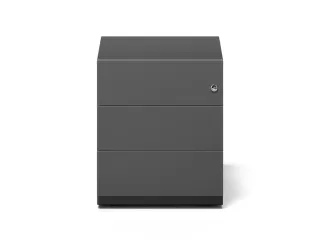 Mobiel Ladenblok 495x420x565mm 3laden Cilinderslot Zwart - 3