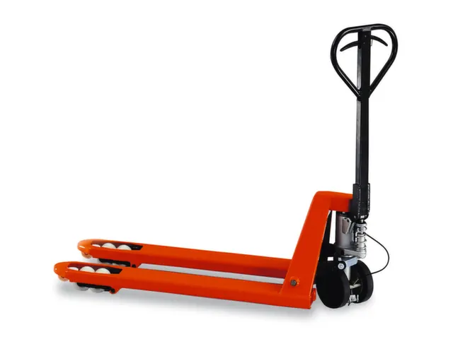 Palletwagen 2.5t Zwenk-/vorkwielen Rubber/nylon Dubbelvoudig 910mm