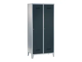 locker,HxBxD 1850x800x500mm,2vak,vak B 400mm,RAL7035,front RAL7016 - 2