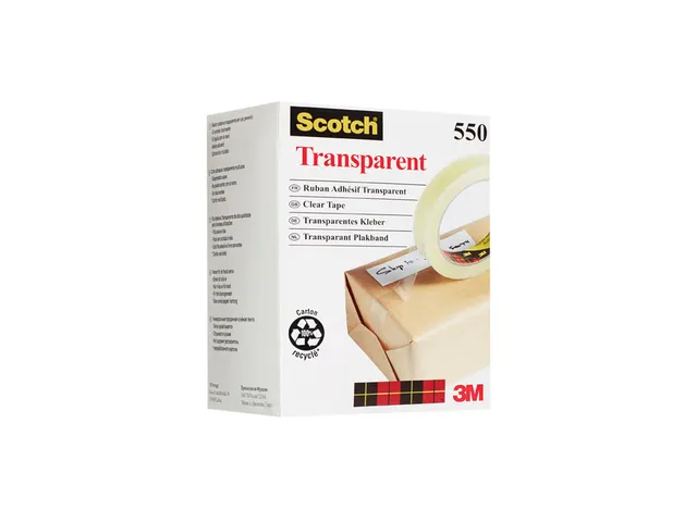 Ruban adhésif Scotch 550 66mx19mm transparent