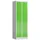 Lockerkast 1800x590x500mm 2x3 vakken cilinderslot, sokkel, RAL6018