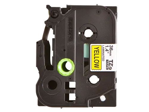 Labeltape Brother P-touch TZe-661 standaard 36mm zwart op geel