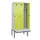 locker met bank,voor scheiding van kleding,HxBxD 2120x900x815mm,3vak