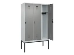 locker,HxBxD 2120x1200x500mm,3vak,vak B 400mm,draaigrendel