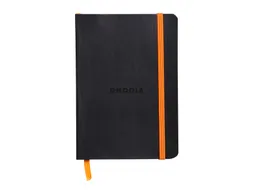 Notitieboek Rhodia A6 lijn 72 vel 90gr zwart