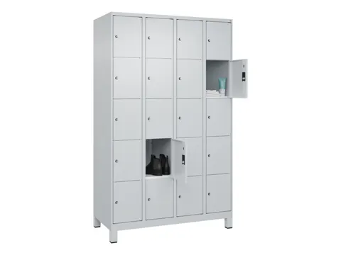 lockerkast HxBxD 1950x1200x500mm 4x5vakken cil.-slot voeten