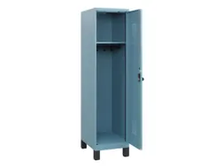 schoollocker,HxBxD 1630x400x500mm,1vak,vak B 400mm,draaigrendel,voeten