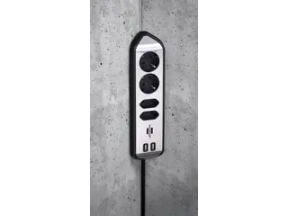 Stekkerdoos Brennenstuhl bureau Estilo 4 voudig inclusief 2 USB 2 m - 2