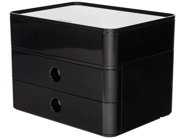 smart-box plus Han Allison 2 tiroirs et box jet noir