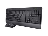 Toetsenbord Trezo Eco Comfort + muis zwart