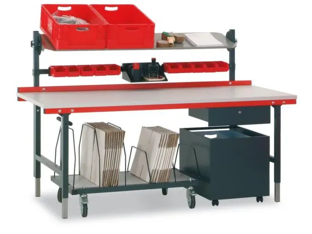 Lade,v. paktafel,HxBxD 150x520x500mm,aanbouw zijde vrij te kiezen