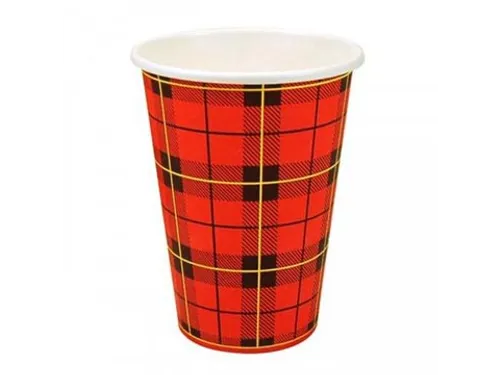 Scotty Drinkbeker Koffiebeker uit karton 180ml Rood 100 Stuks