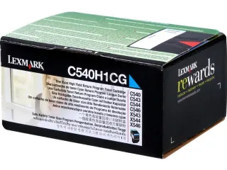 C540H1CG LEXMARK C54x/X54x toner cyan HC - 1