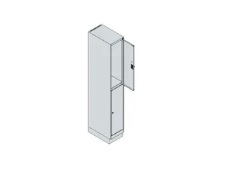 dubbeldekse locker,HxBxD 1950x300x500mm,1x2vak.,vak B 300mm - 5