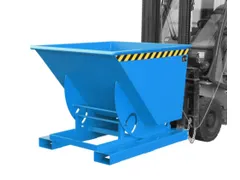 kiepbak,HxLxB 1070x1420x1190mm,0,75m³,draagverm. 1000kg,RAL 5012