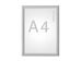 Posterhouder Maul Standaard, A4. Kleur: Aluminium - 3