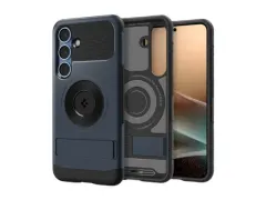 Slim Armor MagFit Samsung Galaxy S25 Plus Hoesje Back Cover Metal Slat