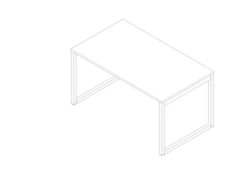 bureau,HxBxD 730x1400x800mm,blad wit,sledeframe wit