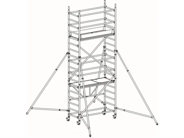 rolsteiger,reik H 5,57m,steiger H 4,8m,2platform(s),m. luik