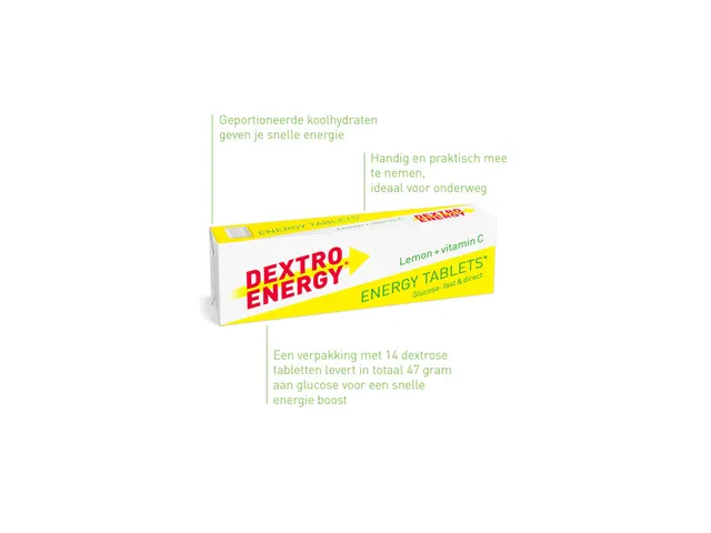Tablette énergétique Dextro Energy citron 50g