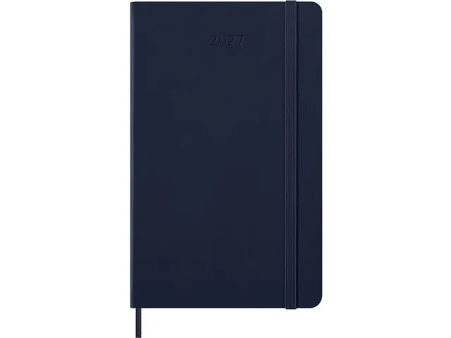 Agenda 2027 Moleskine 12M Weekly 7dag/1pagina large hc sapphire blue