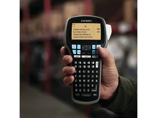 Labelprinter Dymo LabelManager 420P draagbaar abc 19mm zwart in koffer