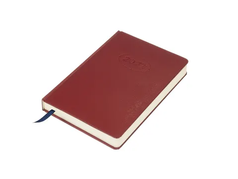 Agenda journalier Multo Essential A5 2027 1 jour/1 page bordeaux