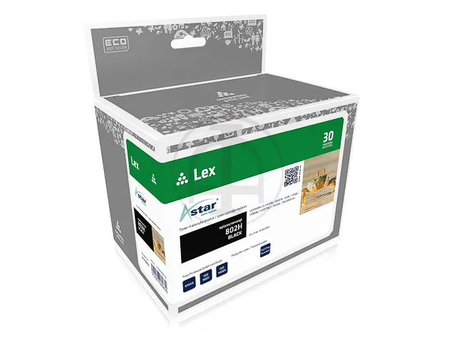 AS11802 Astar Lexmark 80C2HK0 CX toner zwart rebuilt 4000pag chip