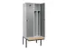 locker met bank,voor scheiding van kleding,HxBxD 2120x800x815mm,2vak