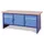 werkbank,HxBxD 845x2000x700mm,multiplexblad,RAL7035,front RAL7035