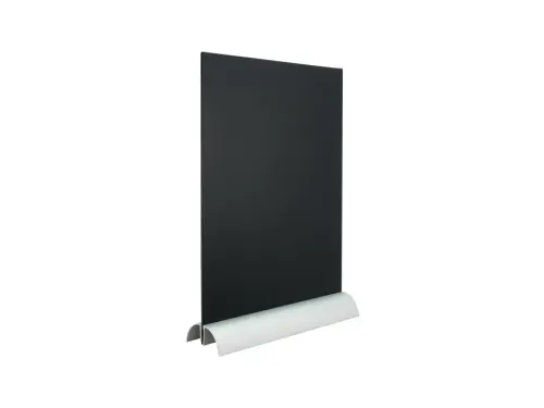 Krijtbord Securit A4 290x210x60mm voet aluminium