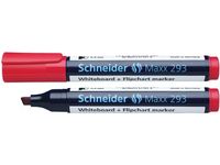 Schneider Whiteboard + Flipchart Marker Maxx 293 Rood
