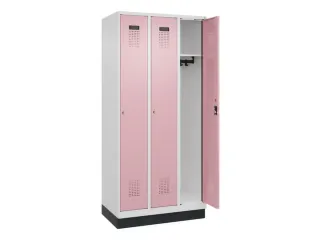 locker,HxBxD 1950x900x500mm,3vak,vak B 300mm,cil.-slot,sokkel - 2