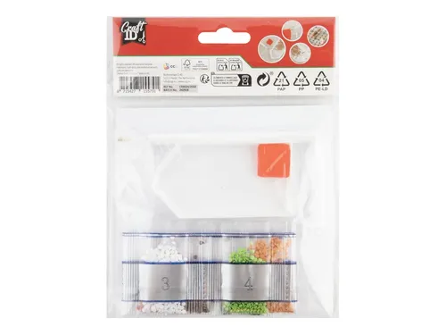 Diamondpaintingkaarten Craft ID Kerst 13x13cm 2 stuks assorti