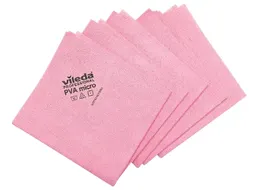 Microvezeldoeken Vileda Pro rood 5 stuks