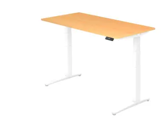 Elektrisch in hgte vst. zit-sta-bureau,HxBxD 650-1290x1600x800mm - 1