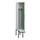 locker met bank,voor scheiding van kleding,HxBxD 2120x300x815mm,1vak